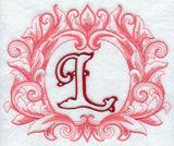 Grand Flourish Capital Letter L - 6 1/2 Inch