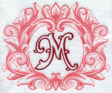 Grand Flourish Capital Letter M - 6 1/2 Inch