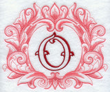 Grand Flourish Capital Letter O - 6 1/2 Inch