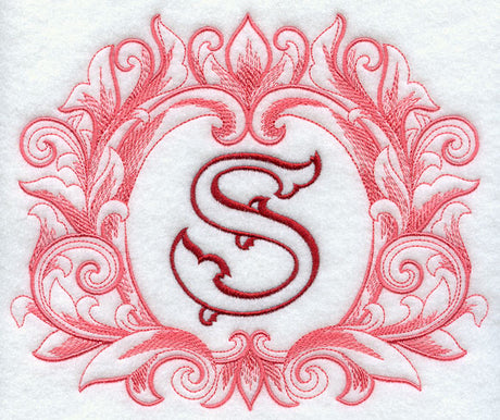 Grand Flourish Capital Letter S - 6 1/2 Inch