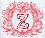 Grand Flourish Capital Letter Z - 6 1/2 Inch