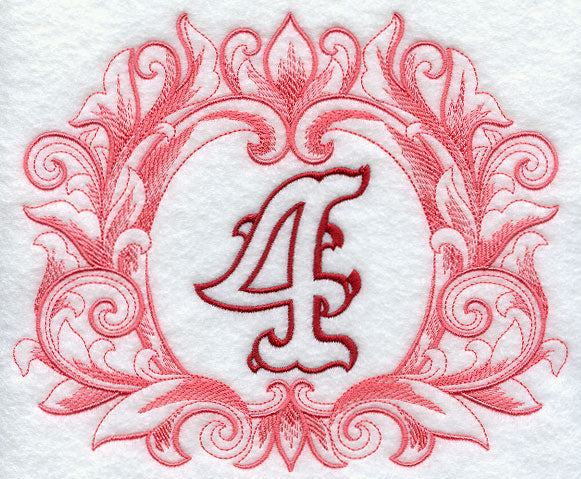 Grand Flourish Number 4 - 6 1/2 Inch