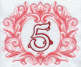 Grand Flourish Number 5 - 6 1/2 Inch