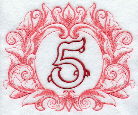 Grand Flourish Number 5 - 6 1/2 Inch