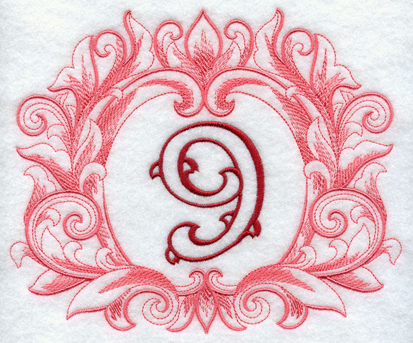 Grand Flourish Number 9 - 6 1/2 Inch