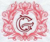 Grand Flourish Capital Letter G - 6 1/2 Inch