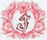 Grand Flourish Capital Letter J - 6 1/2 Inch