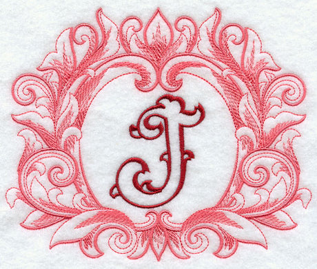Grand Flourish Capital Letter J - 6 1/2 Inch