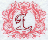 Grand Flourish Capital Letter L - 6 1/2 Inch