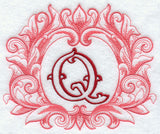 Grand Flourish Capital Letter Q - 6 1/2 Inch
