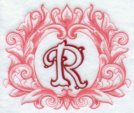 Grand Flourish Capital Letter R - 6 1/2 Inch