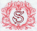 Grand Flourish Capital Letter S - 6 1/2 Inch