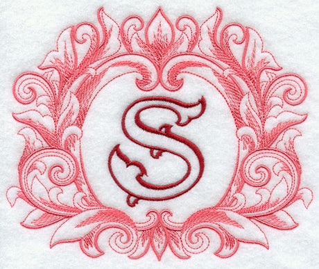 Grand Flourish Capital Letter S - 6 1/2 Inch