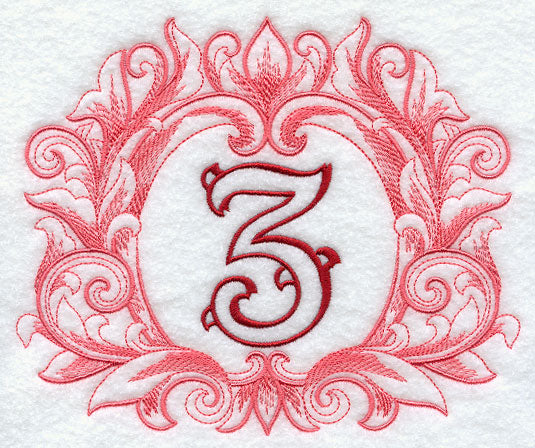 Grand Flourish Number 3 - 6 1/2 Inch