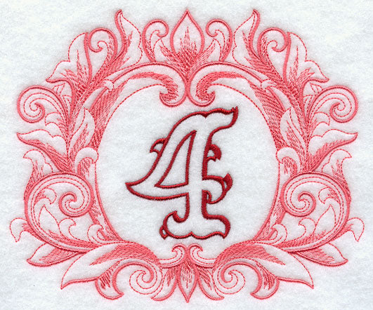 Grand Flourish Number 4 - 6 1/2 Inch