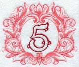 Grand Flourish Number 5 - 6 1/2 Inch
