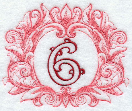 Grand Flourish Number 6 - 6 1/2 Inch