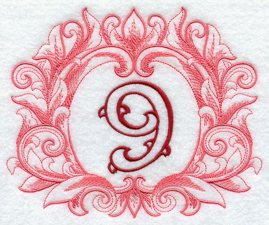 Grand Flourish Number 9 - 6 1/2 Inch
