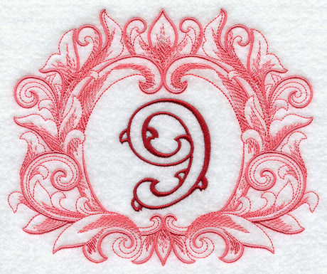 Grand Flourish Number 9 - 6 1/2 Inch