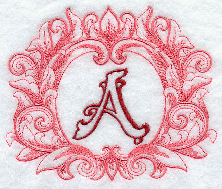 Grand Flourish Capital Letter A - 6 1/2 Inch