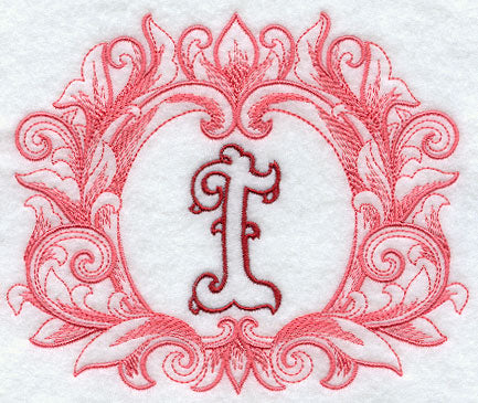 Grand Flourish Capital Letter I - 6 1/2 Inch