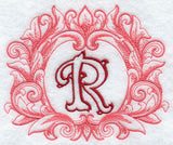 Grand Flourish Capital Letter R - 6 1/2 Inch
