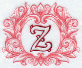 Grand Flourish Capital Letter Z - 6 1/2 Inch