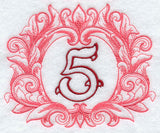 Grand Flourish Number 5 - 6 1/2 Inch