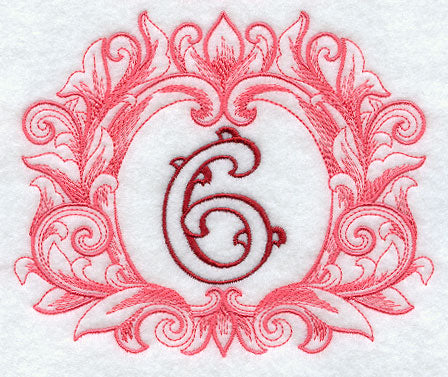 Grand Flourish Number 6 - 6 1/2 Inch