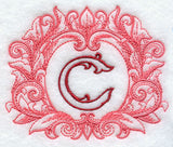 Grand Flourish Capital Letter C - 6 1/2 Inch