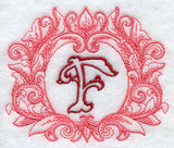 Grand Flourish Capital Letter F - 6 1/2 Inch