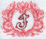 Grand Flourish Capital Letter J - 6 1/2 Inch