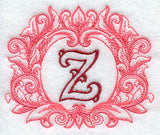 Grand Flourish Capital Letter Z - 6 1/2 Inch
