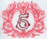 Grand Flourish Number 5 - 6 1/2 Inch