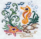 Seahorse Ocean Scene