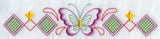 Diamond Butterfly Border 1