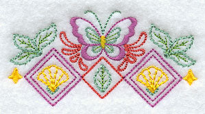 Diamond Butterfly Border 2