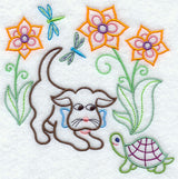 Gingham Dog & Turtle Friend