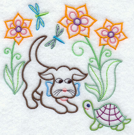 Gingham Dog & Turtle Friend