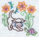 Gingham Dog & Turtle Friend