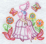 Umbrella Girl in the Garden