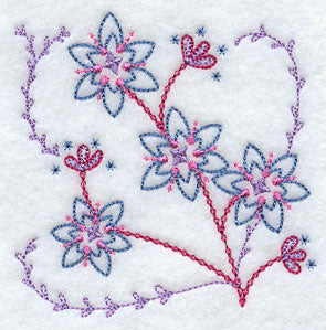 Flowers and Diamonds