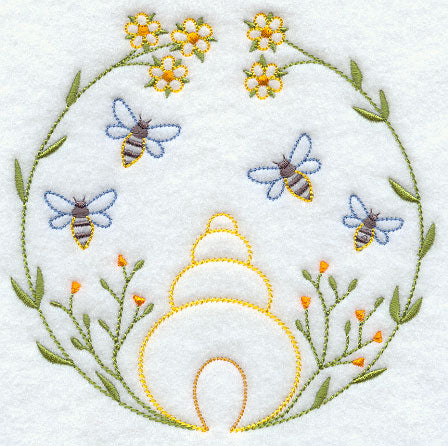 Beehive Blossoms (Vintage)