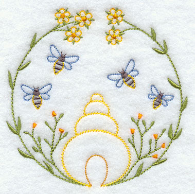 Beehive Blossoms (Vintage)