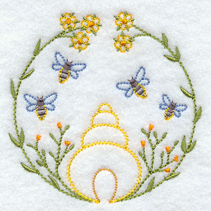 Beehive Blossoms (Vintage)