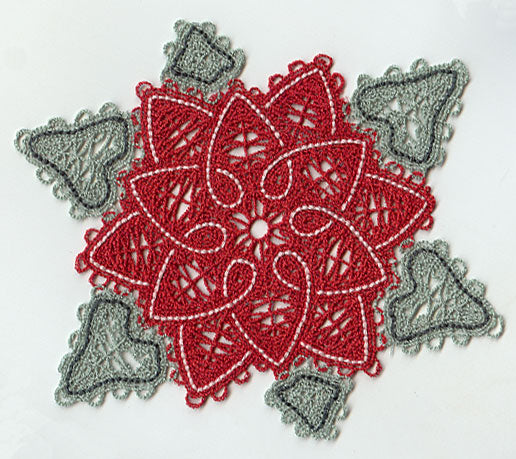 Poinsettia (Battenburg Lace)