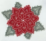 Poinsettia (Battenburg Lace)