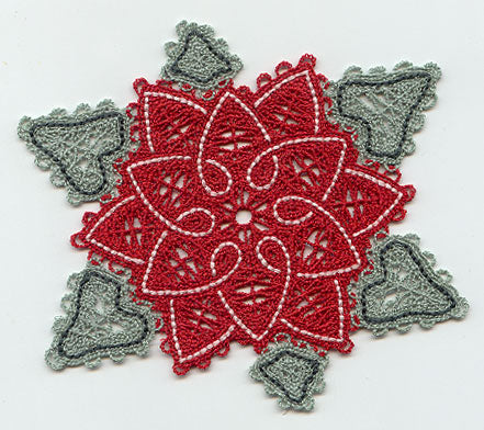 Poinsettia (Battenburg Lace)
