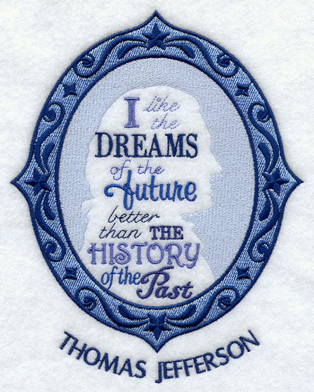 Thomas Jefferson Cameo Silhouette