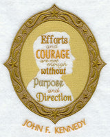 John F. Kennedy Cameo Silhouette